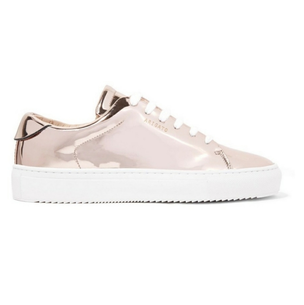 Axel Arigato Metallic Rose Gold Sneakers